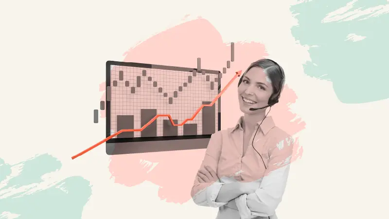 Smiling customer support agent reflecting how a customer feedback strategy helps businesses make smarter decisions.